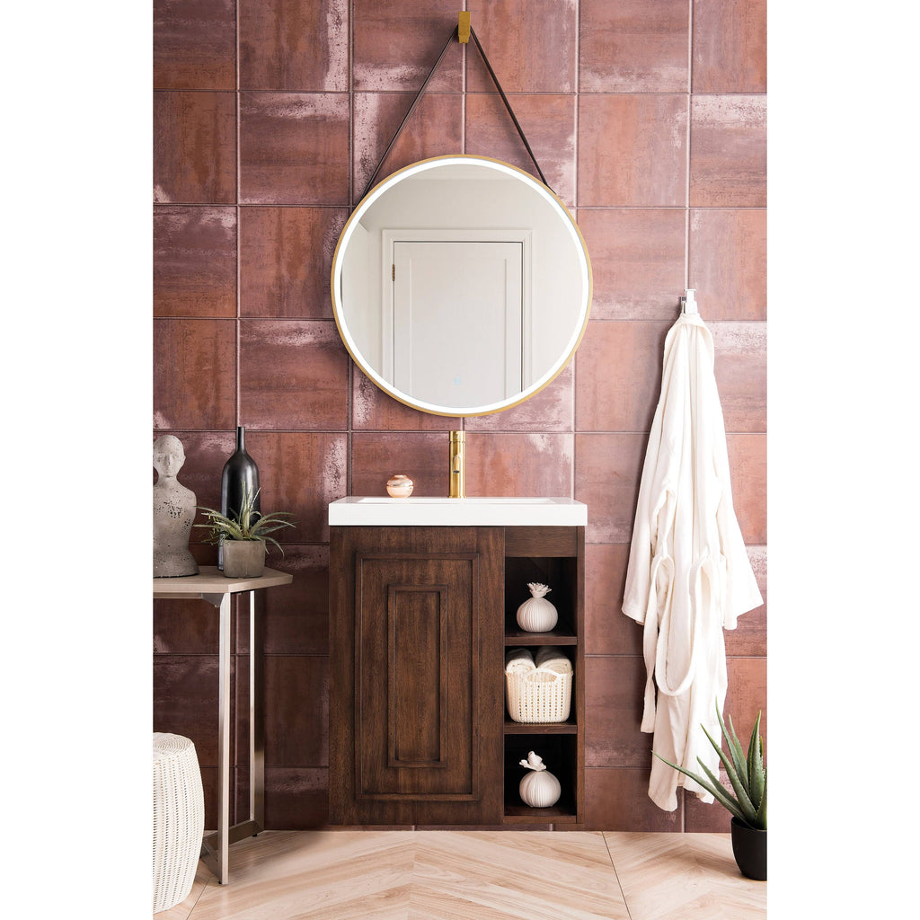 24 inch Single Vanity Cabinet with Countertop T302