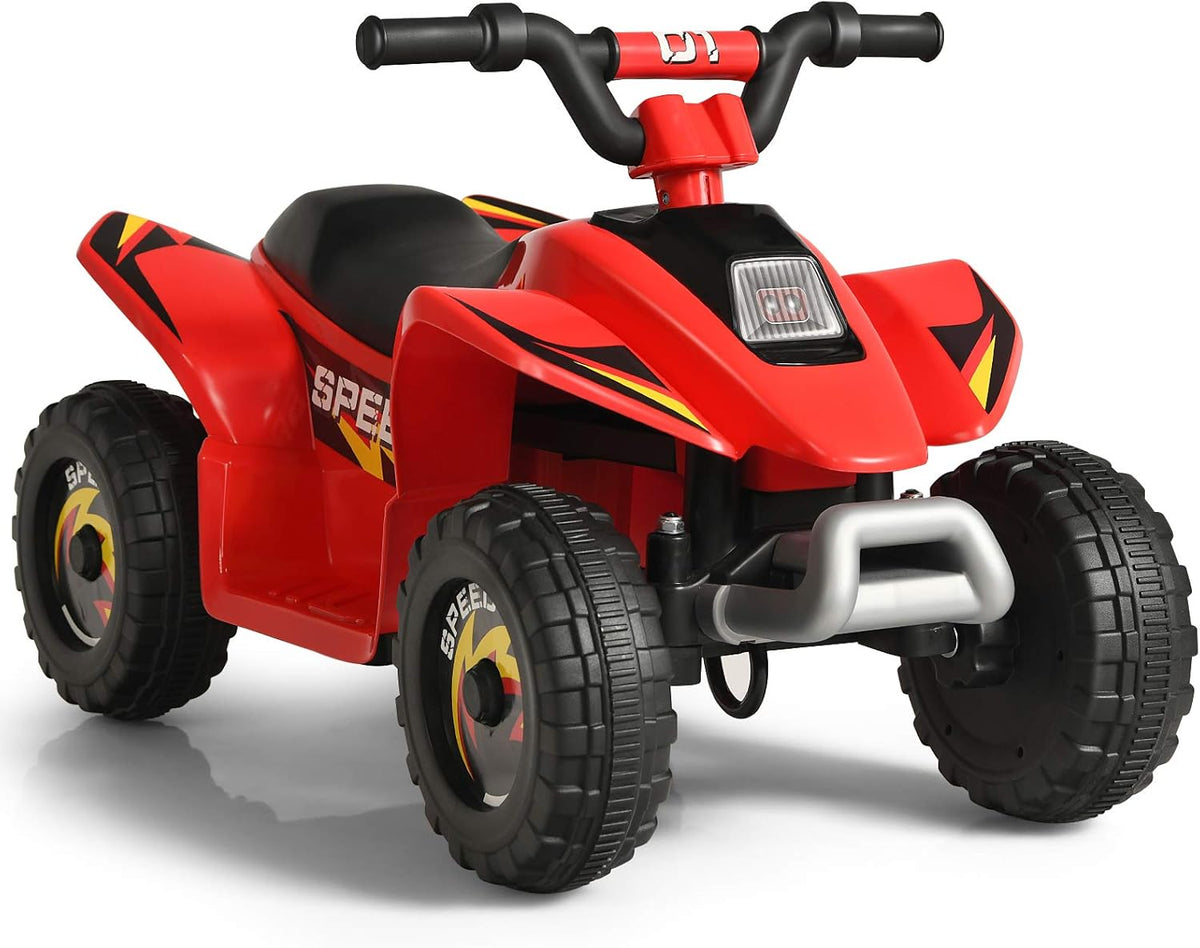 6V Battery Powered Electric Quad ATV (White) V904