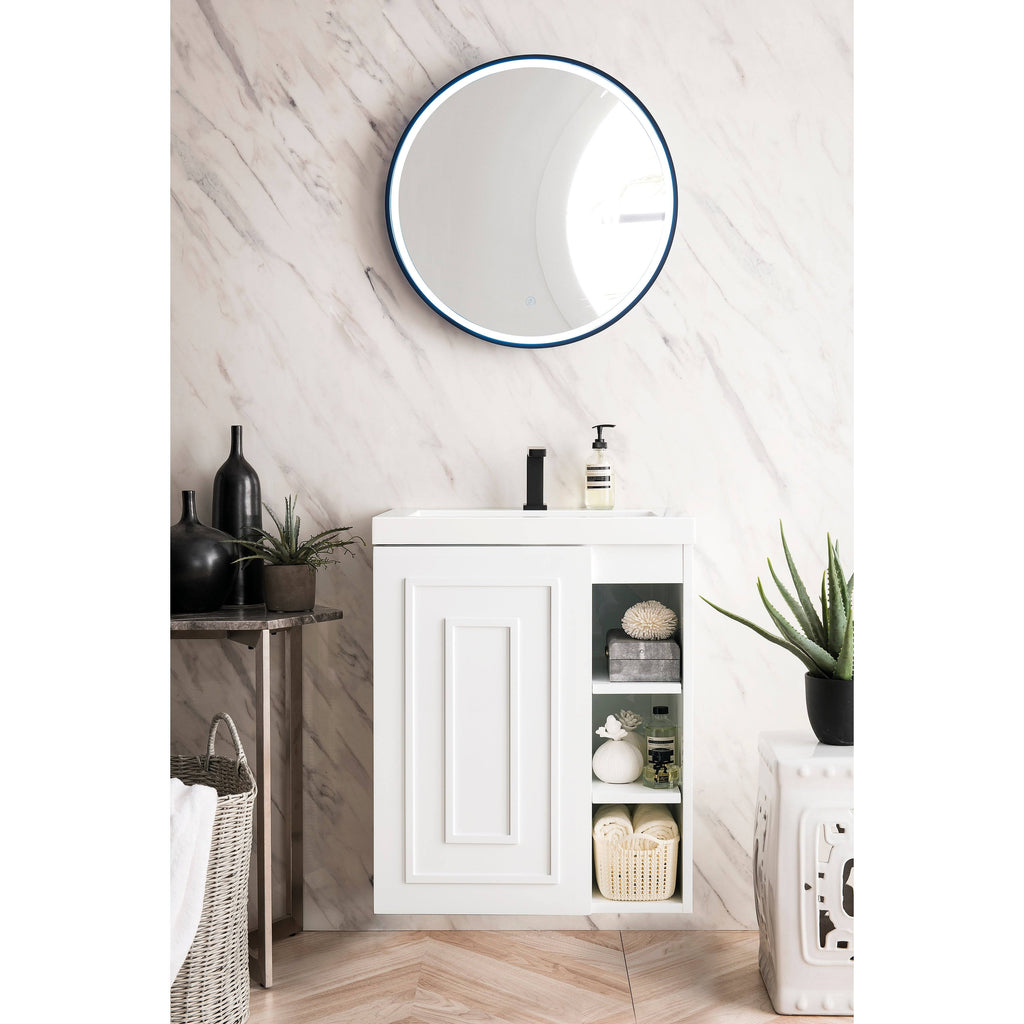 24 inch Single Vanity Cabinet with Countertop T302
