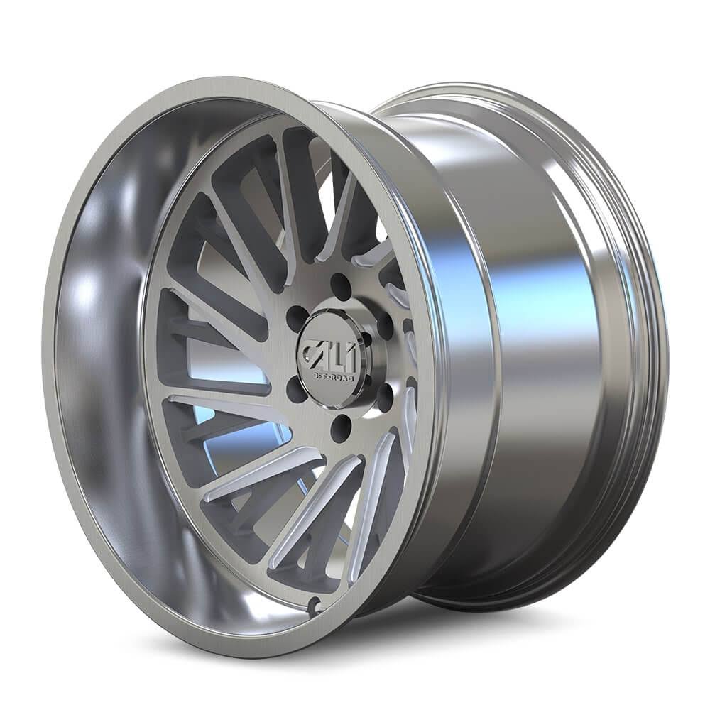 20x10 6-139.7 Brushed Clear Gloss Wheel N32204