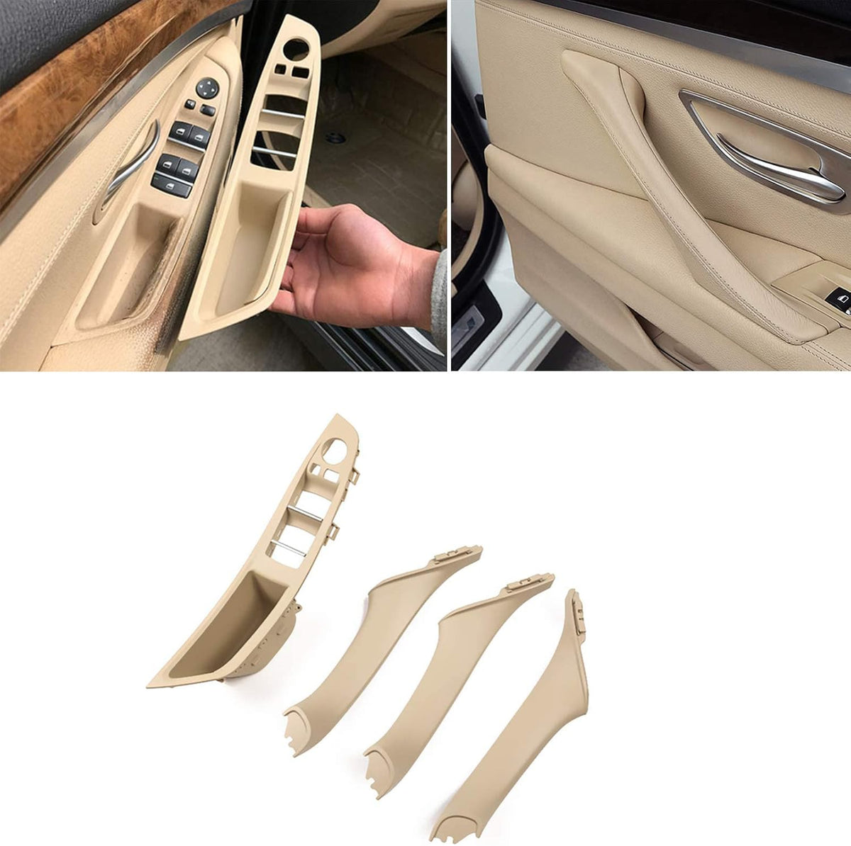 Carbon Fiber Pattern Door Handle Kit N5065