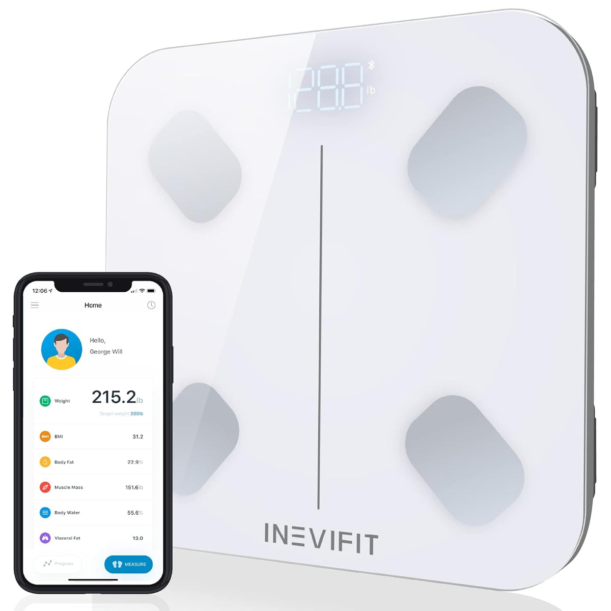Smart Bluetooth Body Fat Scale Y653