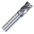 3/8x22 Corner Radius End Mill 4 Flute Solid Carbide AlTiN Coated I8257