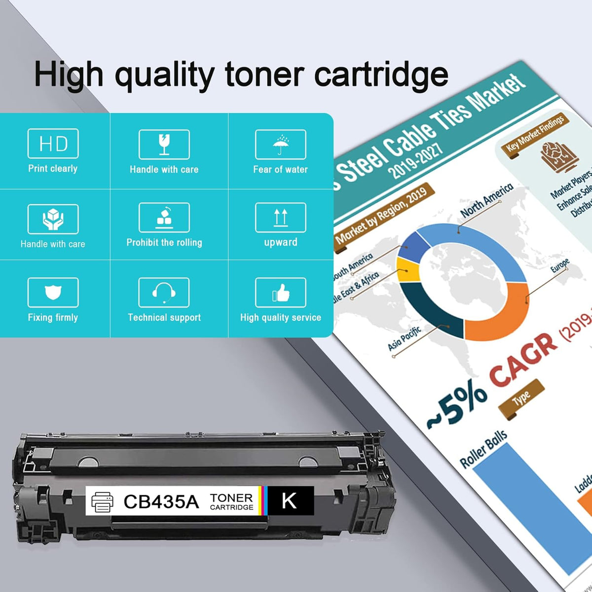 Black 2 Pack Toner Cartridge G674985