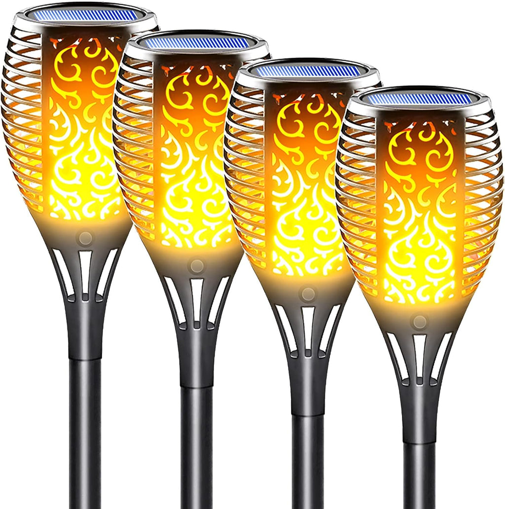 Solar Torch Light with Flickering Flame 8 Pack L23767