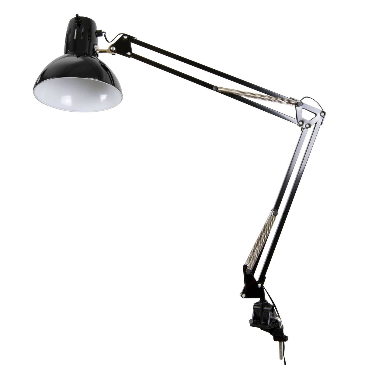 Black Swing Arm Lamp P496