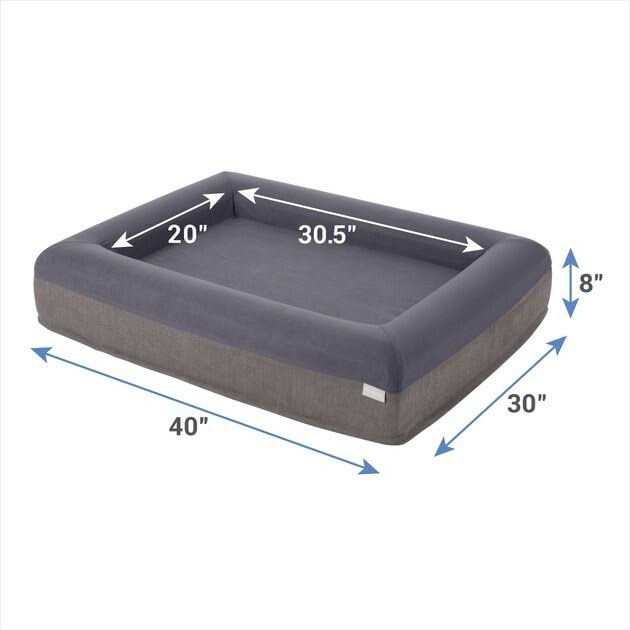 Orthopedic Rectangular Bolster Cat Dog Bed P77753