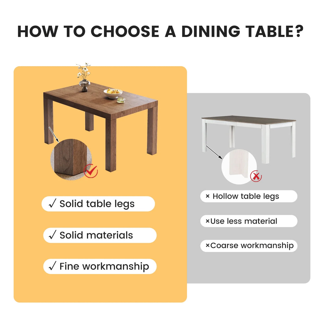 Extendable Dining Table Set with 4 Chairs Q6088