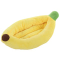 Banana Shape Washable Dog Bed with Removable Cushion I927922