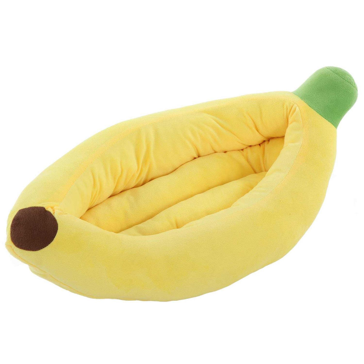 Banana Shape Washable Dog Bed with Removable Cushion I927922