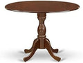 Round Dining Table with Dropleaf 42x42 Inch Mahogany K52571