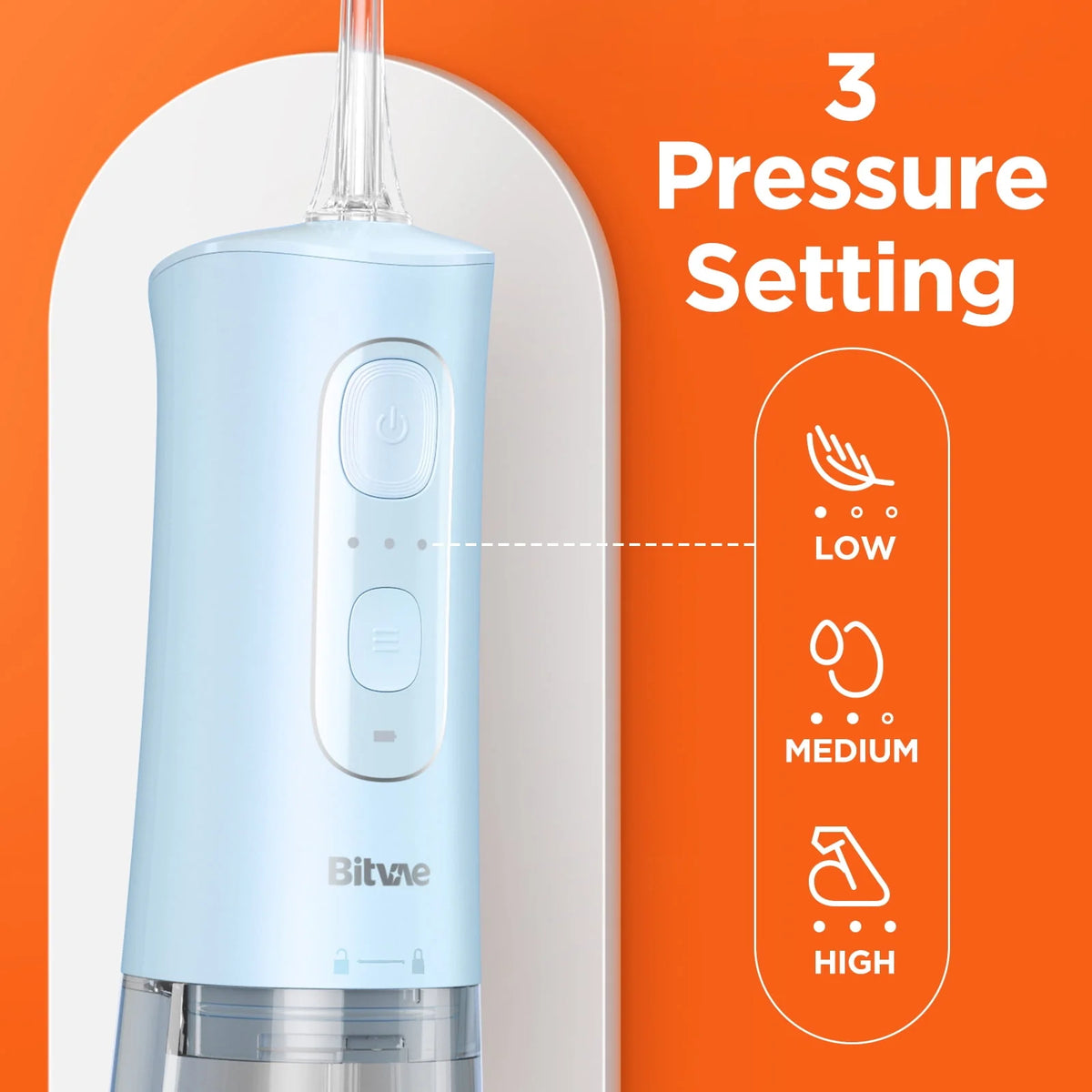 Cordless Water Flosser with 6 Jet Tips A164665