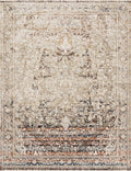 Taupe Brick Rug 6'7 x 9'6 T28635