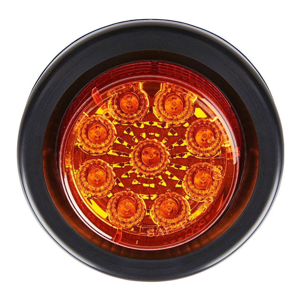 2 in. Round Amber LED Marker Trailer Tail Light U13261