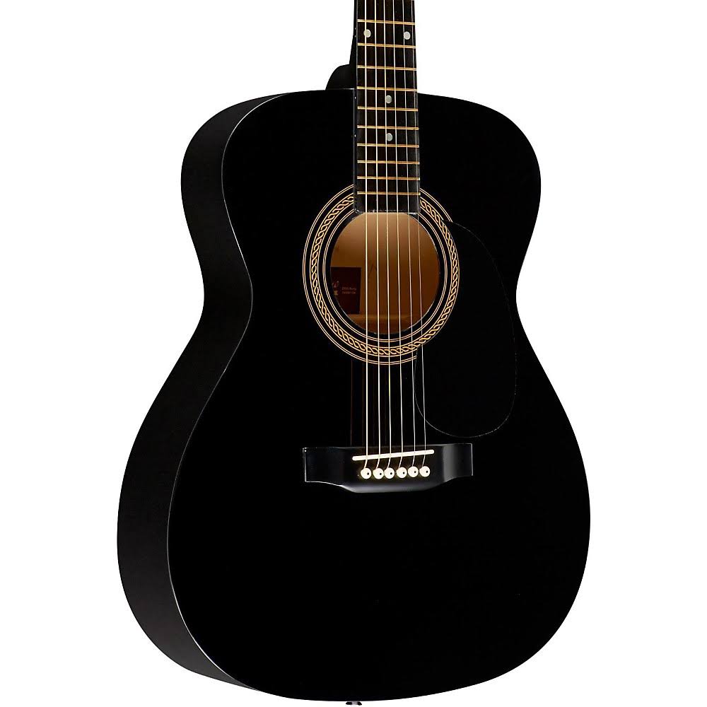 Black Concert Acoustic Guitar U447