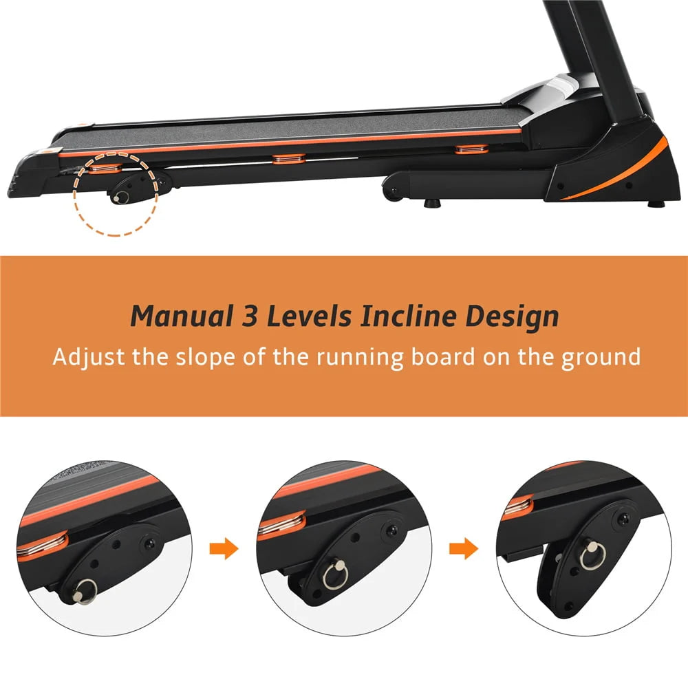 Folding Electric Treadmill with Incline S26019