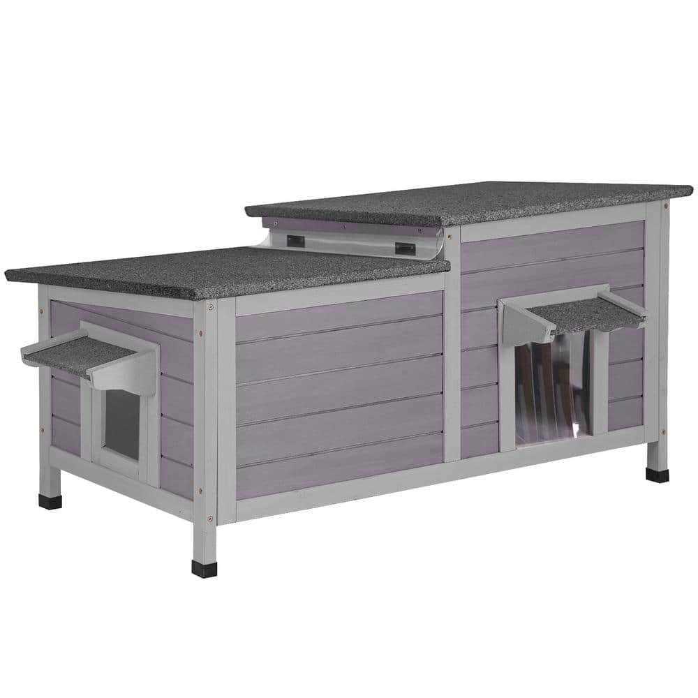 2-Room Outdoor Cat House G40167