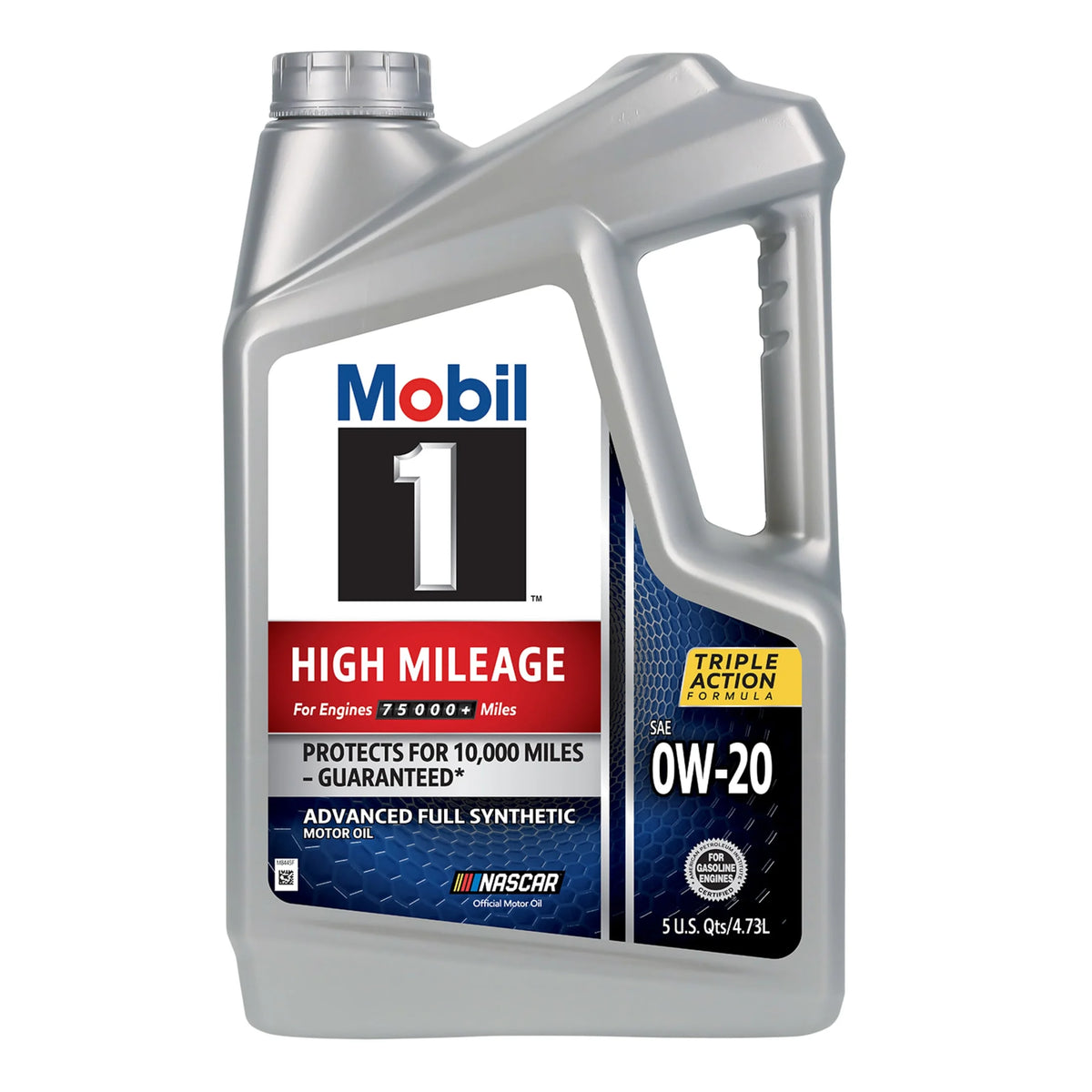 High Mileage Full Synthetic 0W-20 Motor Oil 5 Quart Pack of 3 Q7699