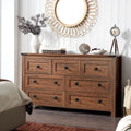 Wood 7 Drawers Dresser Storage Cabinet M970948