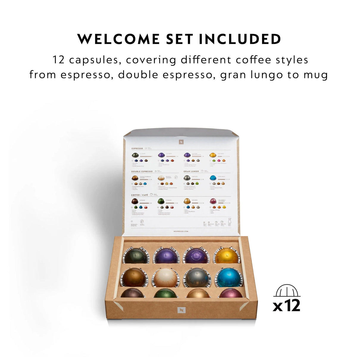 Black Coffee and Espresso Maker with Coffee Tasting Set P719