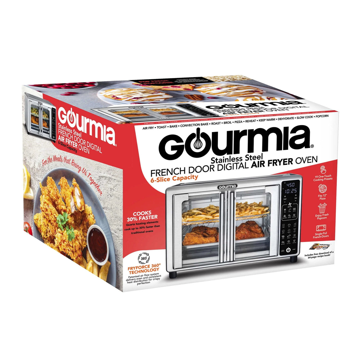 6-Slice Digital Toaster Oven Air Fryer D7783