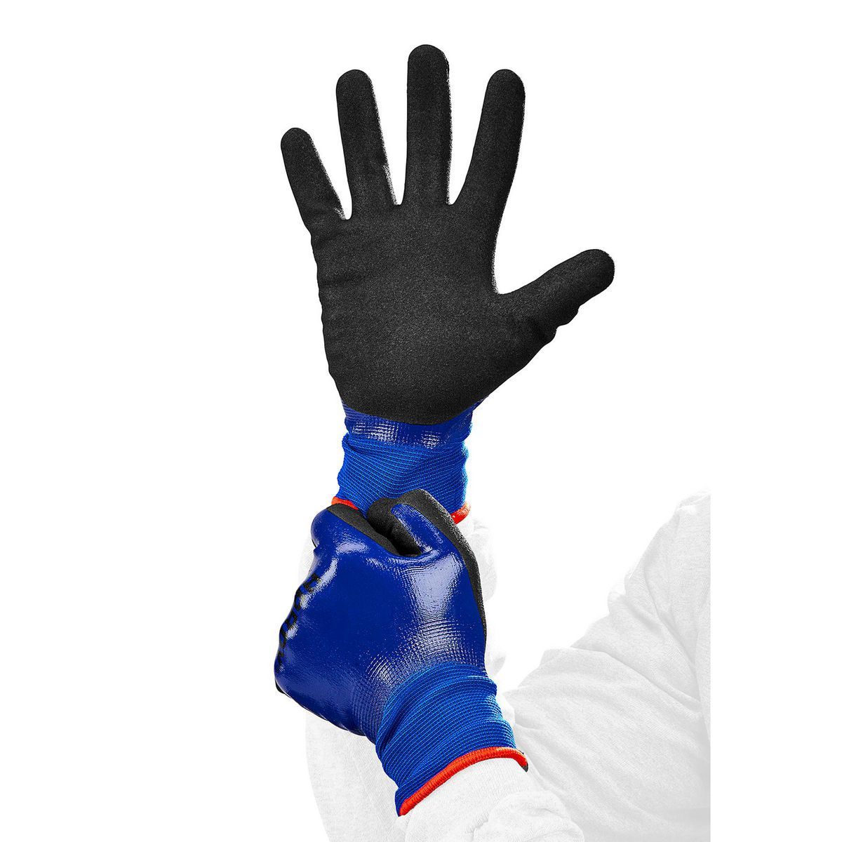 Nitrile Dipped Water-Resistant Gloves Large Y96982