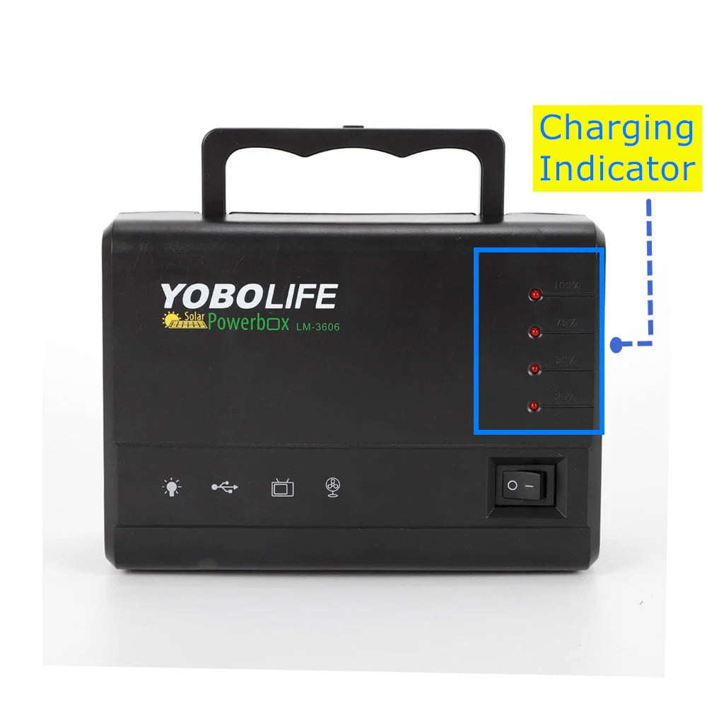 Portable Solar Power Generator Kit with Solar Panel Z14662