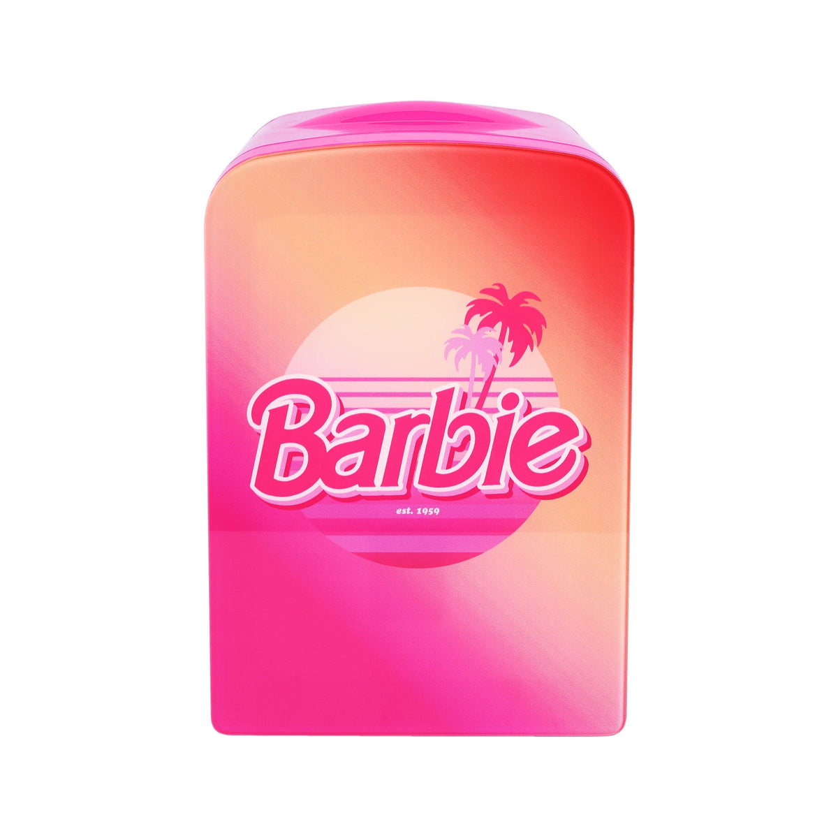 Hot Pink 6 Can Mini Fridge with Glass Door A956