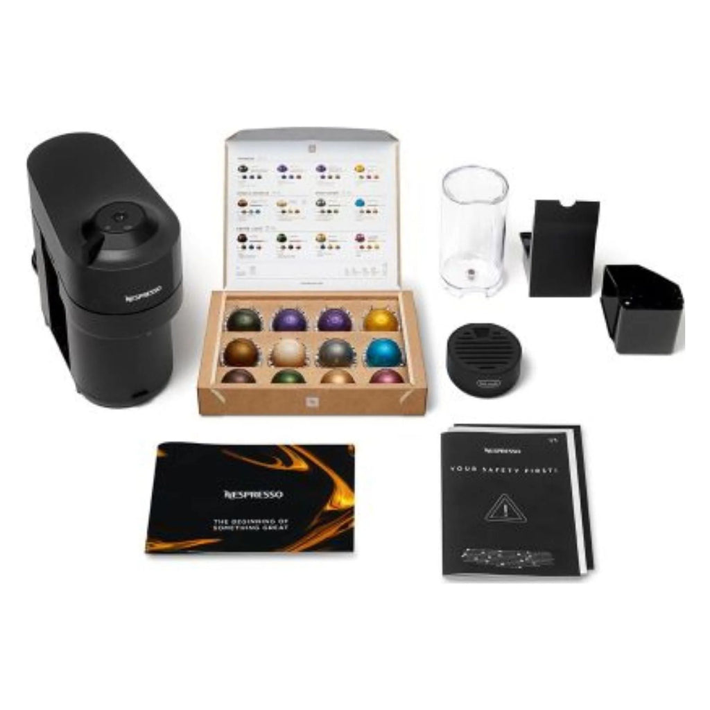 Black Coffee and Espresso Maker with Coffee Tasting Set P719