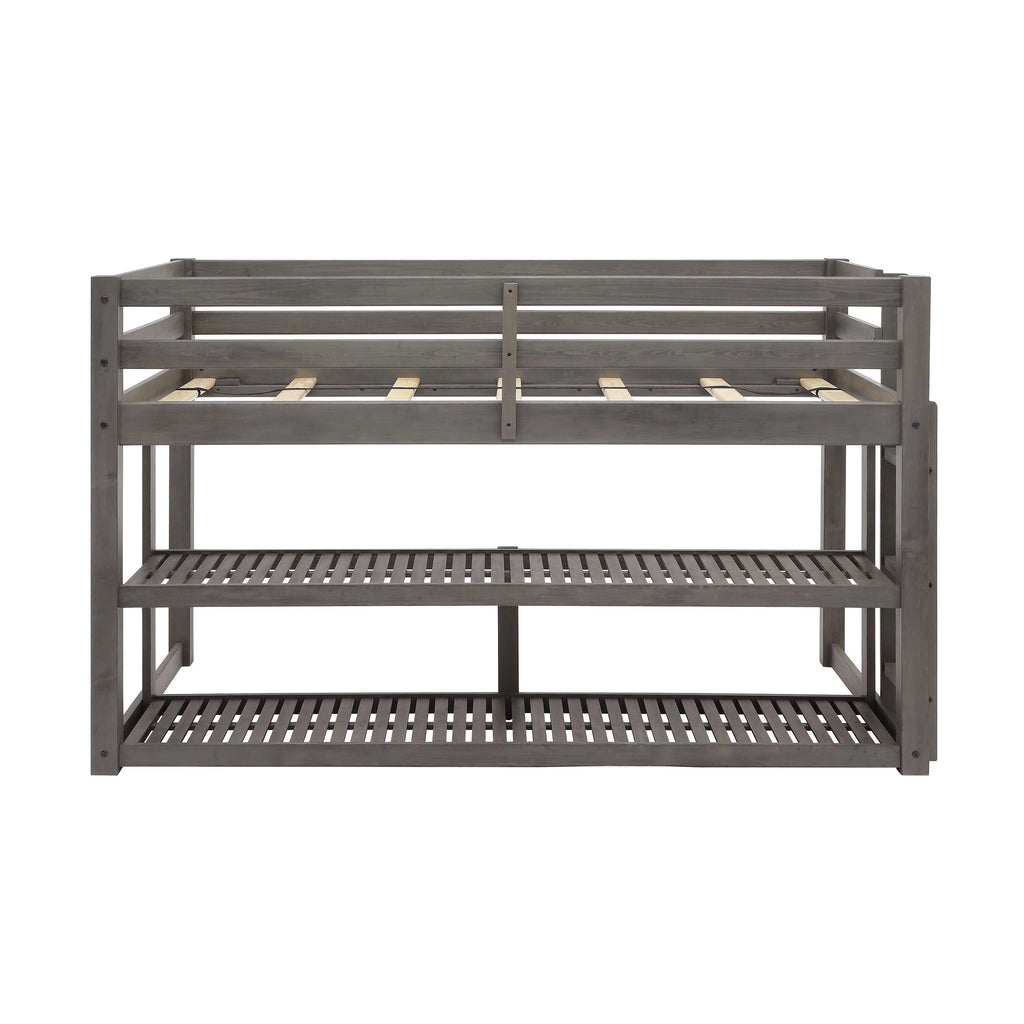 Black Twin Loft Storage Bed I144984