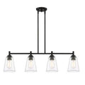 4 - Light Kitchen Island Linear Pendant Matte Black M727