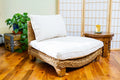 Natural Meditation Chair with Cream Cushion E52781