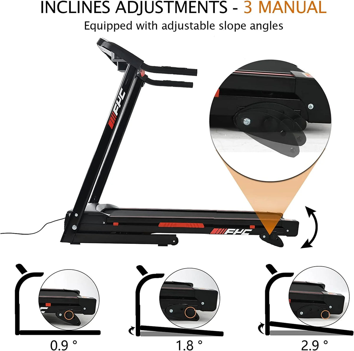 Folding Treadmill with Incline M4184