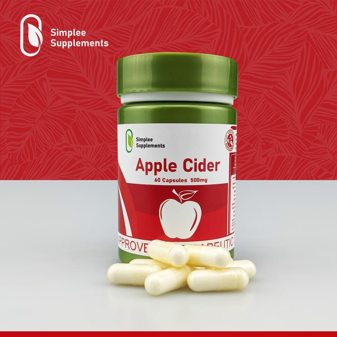 Apple Cider Capsules 500mg 60 Count T78861