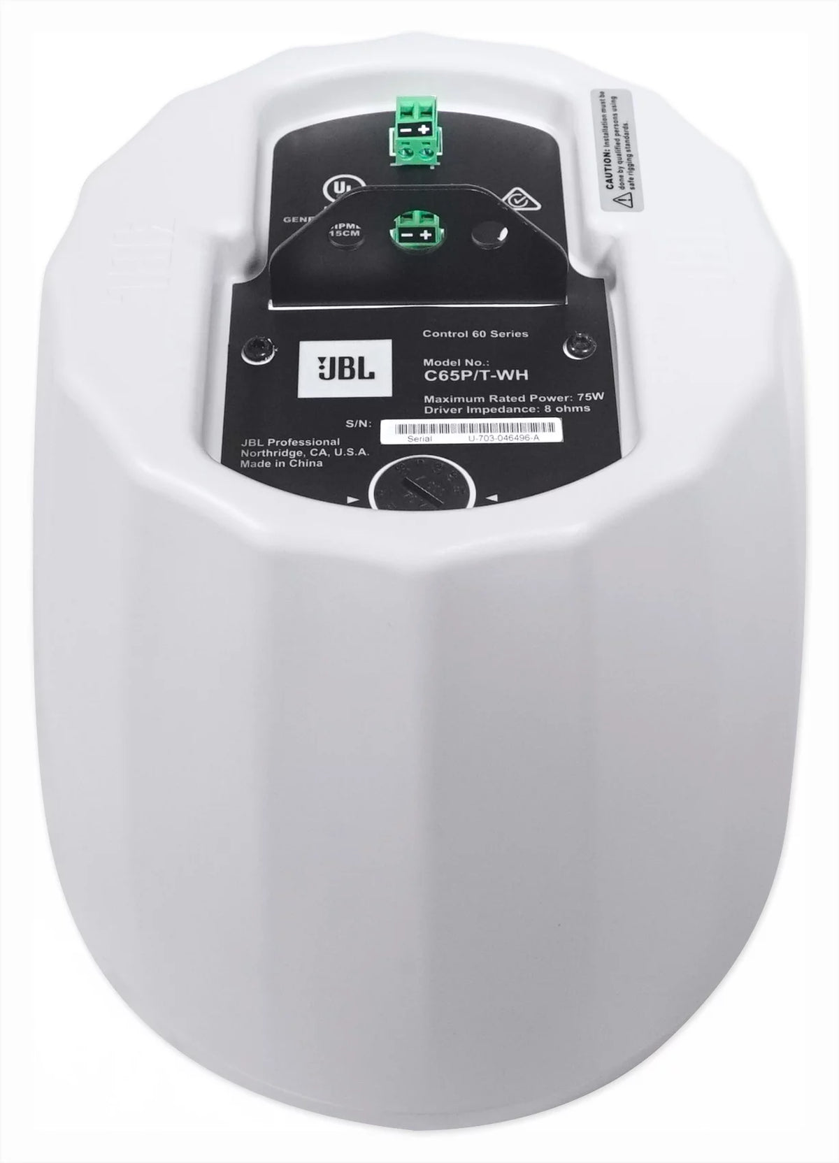 White Pendant Speakers J223717