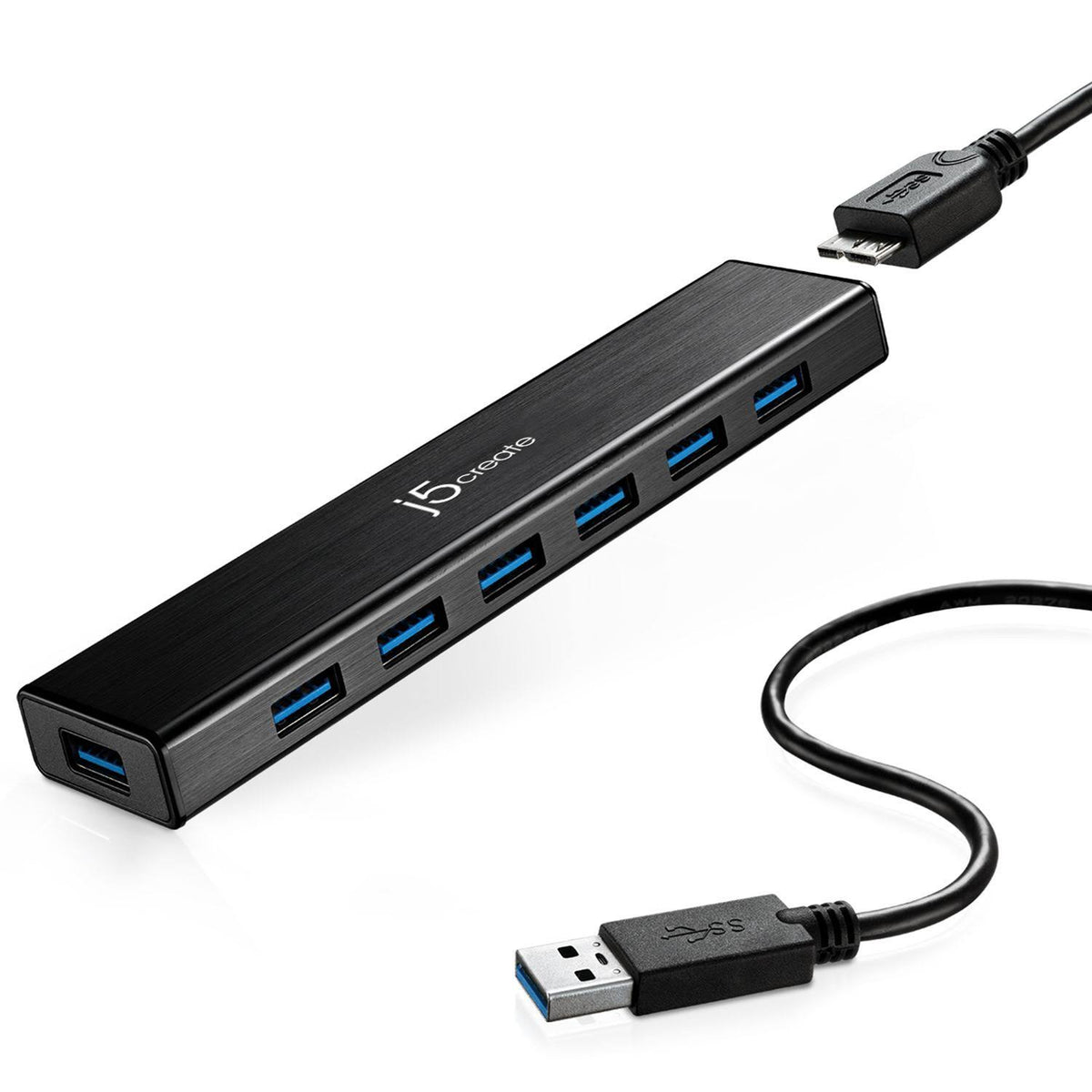 USB3.0 7-Port Hub Black Y2997