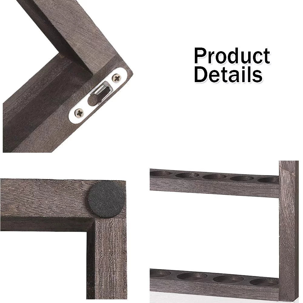 Wall Mounted Wooden Essential Oil Storage Rack D417102