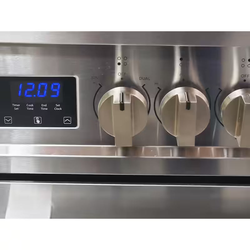4-Element Electric Range with Convection in Stainless Steel E3577
