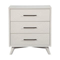 Three Drawers Mahogany Wood Small Chest with Splayed Legs L189994