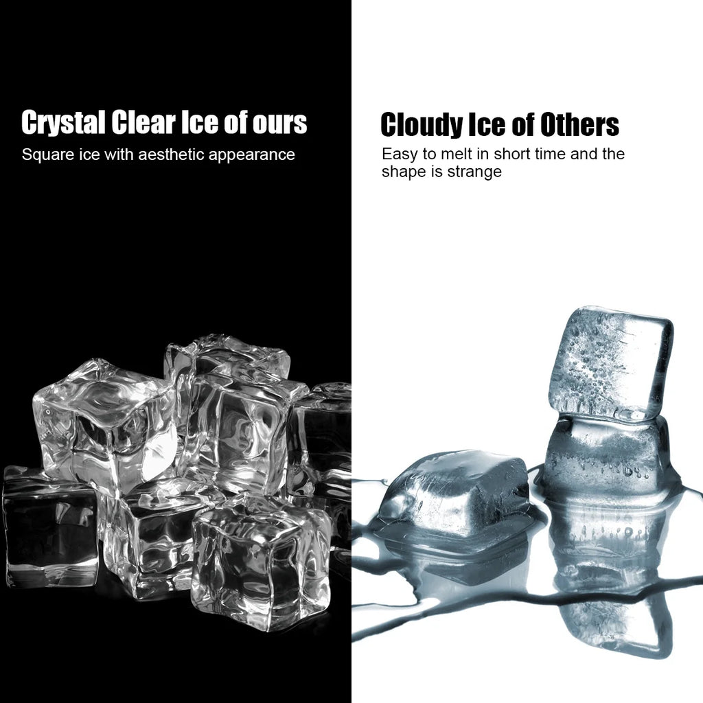 Stainless Steel Countertop Ice Maker Machine B87320