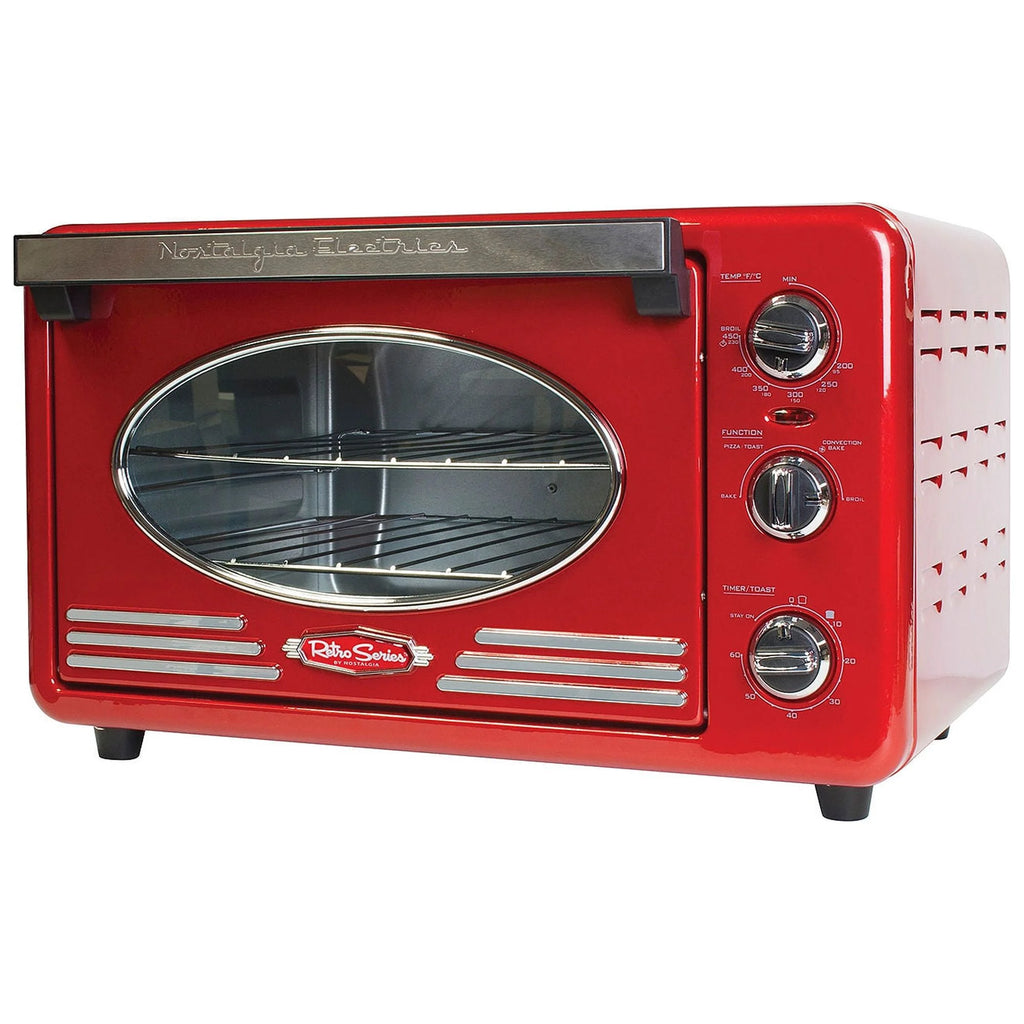 Retro Red 12-Slice Convection Toaster Oven E711