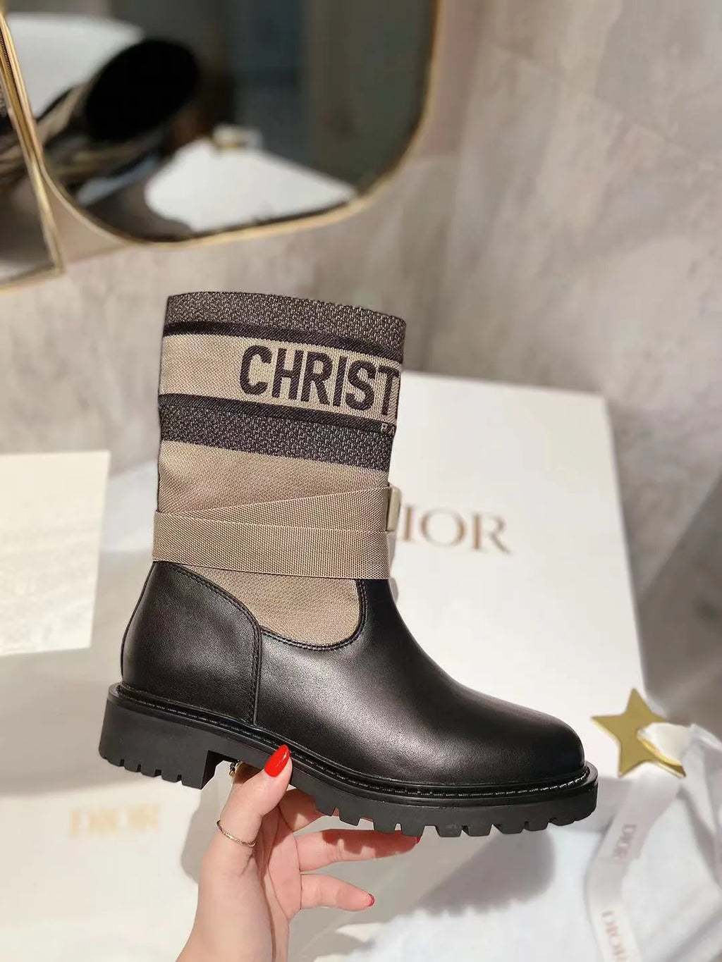 Women Short Boots 3cm Heels V2891