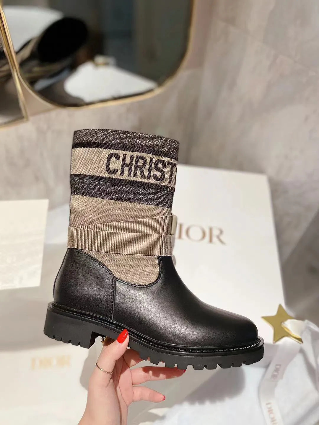 Women Short Boots 3cm Heels V2891