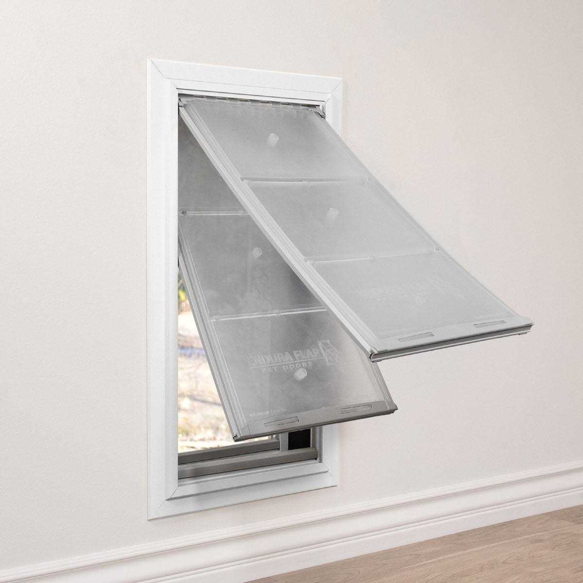 Double Flap Pet Door for Walls W620