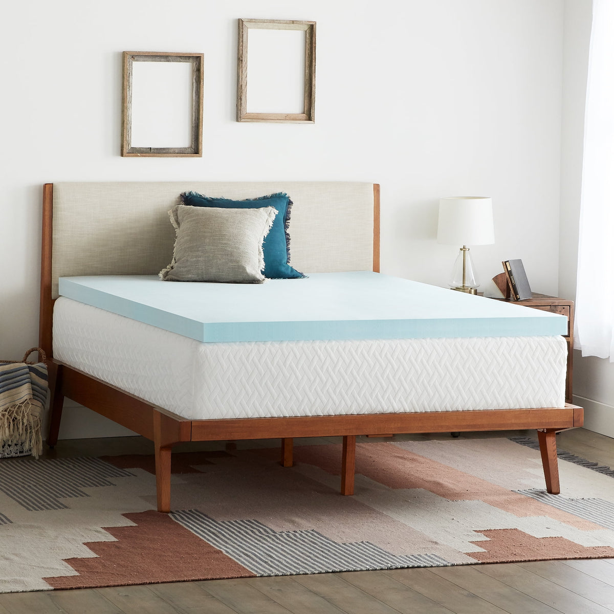 3" Gel Infused Memory Foam Mattress Topper, Queen Z238