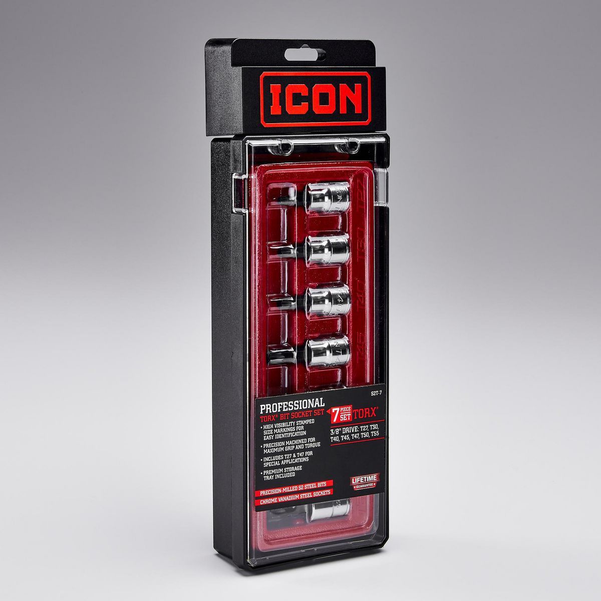 3/8 in. Drive TORX Bit Socket Set, 7-Piece L990243