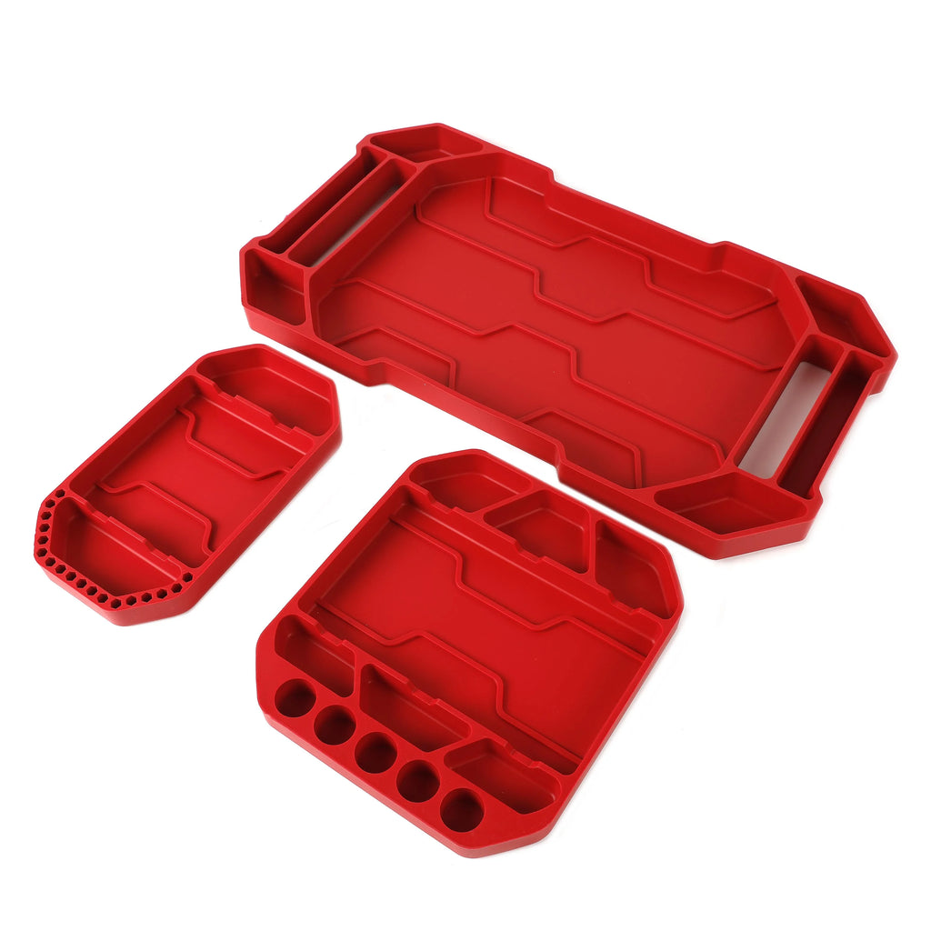 3-Piece Silicone Tool Organizer Tray D62979