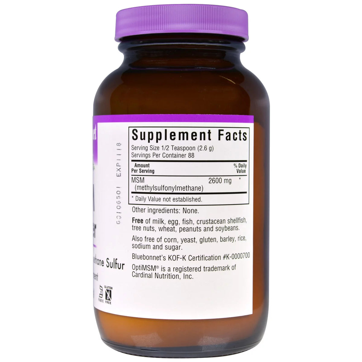 MSM Powder 8 Oz G9829