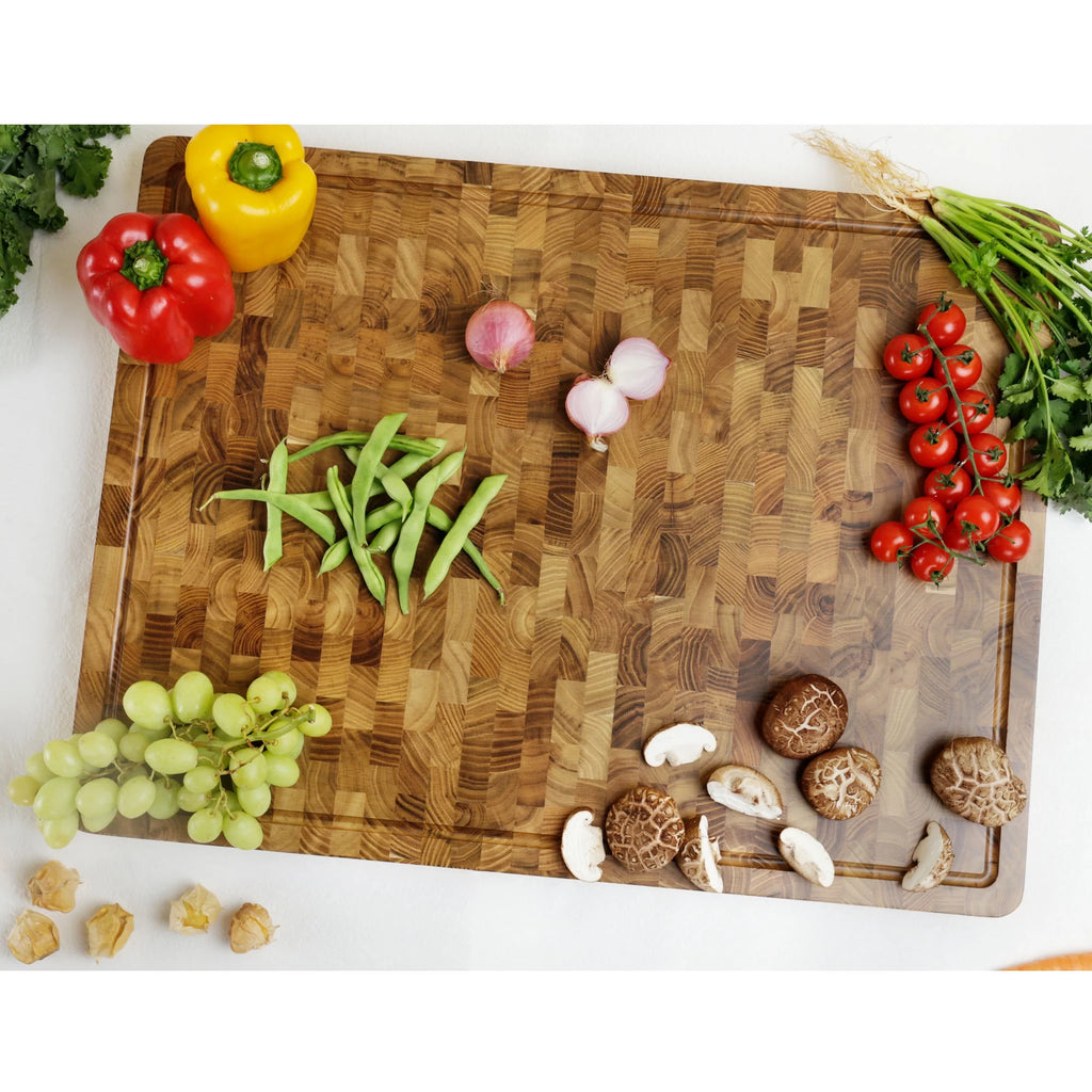 20x16 inch 1.5" Thick Teakwood Cutting Board Y483