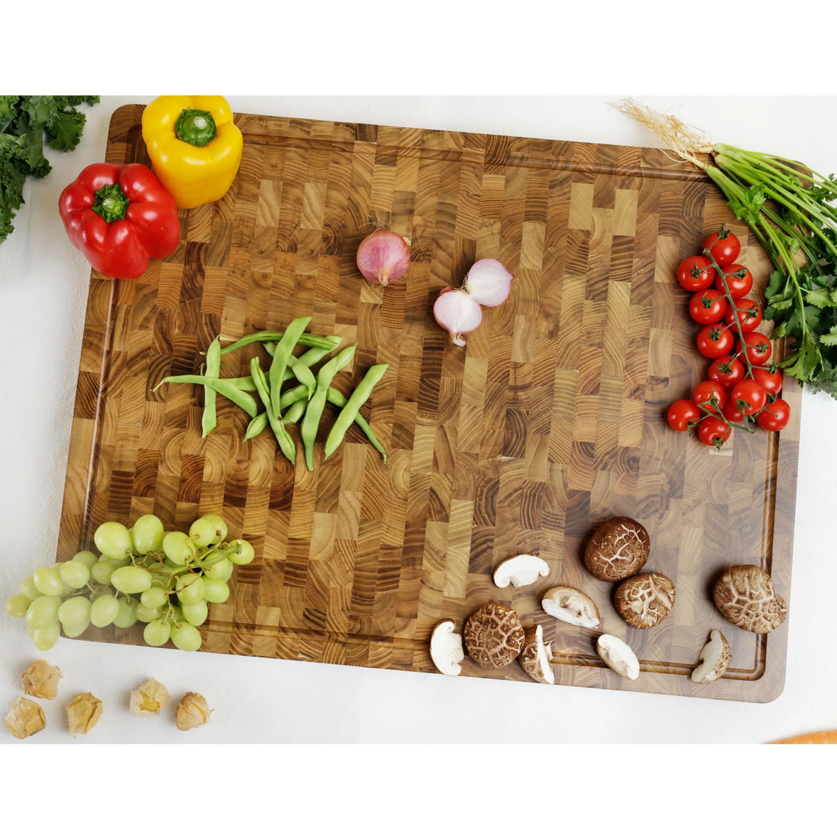 20x16 inch 1.5" Thick Teakwood Cutting Board Y483